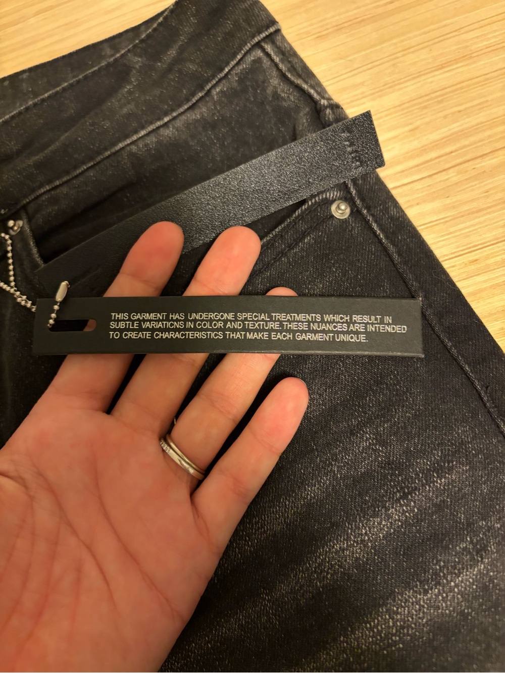 AMIRI Size 29 Black Distressed Logo Patch Skinny Jeans Streetwear Designer Denim - Picture 5 of 10